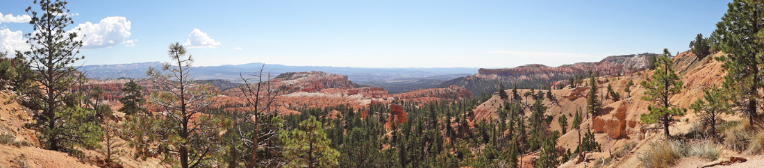 first view of Bryce Canyon